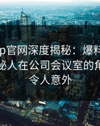麻豆app官网深度揭秘：爆料风波背后，神秘人在公司会议室的角色疯狂令人意外